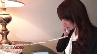 Hot Sultry Asian Miu Suzuha Sucking Cock Passionately at Home - 1 image