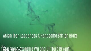 Watch this hot Chinese teen lapdance and seduce a British dude