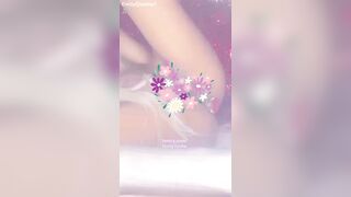 Sexy Asian cutie with small tits and natural butt plug enjoys anal play