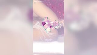 Sexy Asian cutie with small tits and natural butt plug enjoys anal play