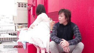 Japanese hottie delights in giving mind-blowing BJ and getting her skinny body pounded