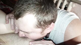 Cute Asian wife devours her tight pussy with fingers and tongue