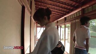 Watch as this kinky Asian girl gives a sloppy BJ before getting pounded hard