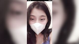 Cute Asian babe goes wild live on camera for the first time! - 4 image