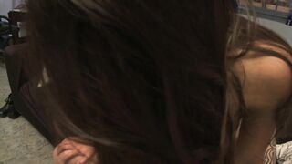 Watch this hot Asian college babe with a fat ass get a messy facial - 8 image