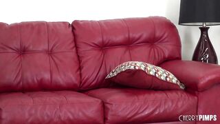 Morgan Lee's tight pussy craves for a hard cock in every hole