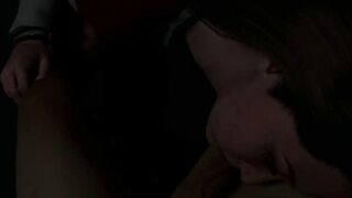 Busty Asian slut in sexy POV Bus Ride sex with big booty and curvy body