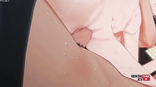 Reeze in a wild orgy with Japanese Asian cosplay babes - uncensored Japanese anime game porn