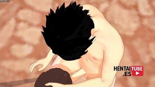 Momo's cosplay game leads to a steamy hentai action with Okarun's dick - 5 image