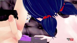 Adrien Agreste joins Ladybug Yaoi in a wild cosplay dildo game - Japanese Asian Anime Game