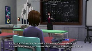Sims 4: Sexy Asian Teacher Gets Creampied & Filled with Cum by Student's Doggy Style