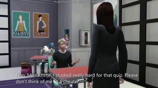 Sims 4: Sexy Asian Teacher Gets Creampied & Filled with Cum by Student's Doggy Style