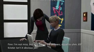 Sims 4: Sexy Asian Teacher Gets Creampied & Filled with Cum by Student's Doggy Style