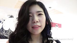 Watch this uncensored Japanese babe, Lori, get wild with her man