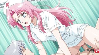 Japanese Anime & Cosplay Nurse, Hiromi, goes wild in uncensored Asian Game Porn