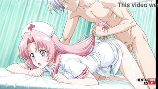 Japanese Anime & Cosplay Nurse, Hiromi, goes wild in uncensored Asian Game Porn