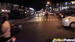 Petite Asian lesbians finger bang wet pussy & suck big cock in oral frenzy - 1 image