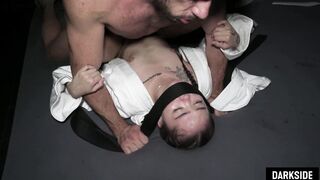 Tiny Asian slut gets her tight pussy drilled hard and rough on Training Day