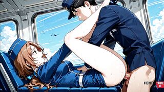 Sheila Flight Attendant gets her cosplay skills on display in uncensored Japanese Asian anime game