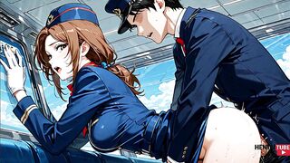 Sheila Flight Attendant gets her cosplay skills on display in uncensored Japanese Asian anime game