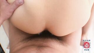 Cute Asian Moans in Pleasure as Her Hairy Pussy Gets Pounded by a Hard Cock - 11 image