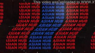 Cute Asian Moans in Pleasure as Her Hairy Pussy Gets Pounded by a Hard Cock