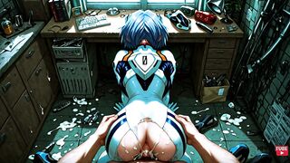 Rei Ayanami's hentai collection: anime, game, and more!