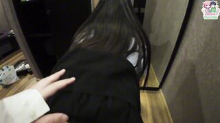 Love SEX Asian Thai cosplay girl gets her perfect ass licked by her step-sister's roommate - 2 image