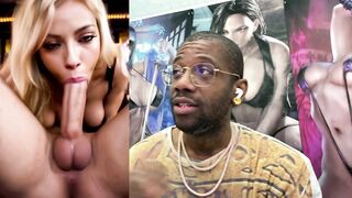 Watch this stunning Asian slut deepthroating a huge cock and getting covered in cum