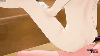 Naruto and Hinata in a steamy office sexcapade - uncensored Asian Japanese Naruto Hentai Game Porn