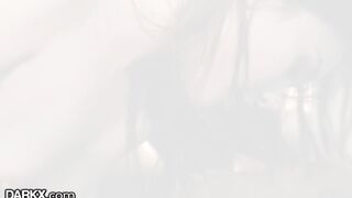 Oily Asian teen gets a full body massage from BBC with a twist