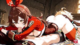 Watch anime cosplay babe AetherPic collection cosplay babe Amber in Genshin Impact hentai - uncensored Japanese anime