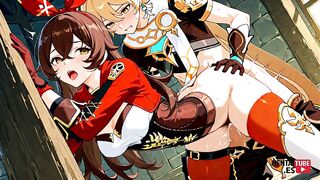 Watch anime cosplay babe AetherPic collection cosplay babe Amber in Genshin Impact hentai - uncensored Japanese anime