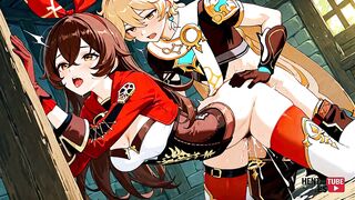 Watch anime cosplay babe AetherPic collection cosplay babe Amber in Genshin Impact hentai - uncensored Japanese anime - 14 image