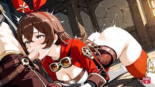 Watch anime cosplay babe AetherPic collection cosplay babe Amber in Genshin Impact hentai - uncensored Japanese anime - 2 image