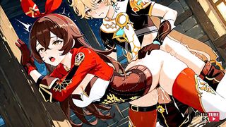 Watch anime cosplay babe AetherPic collection cosplay babe Amber in Genshin Impact hentai - uncensored Japanese anime - 3 image