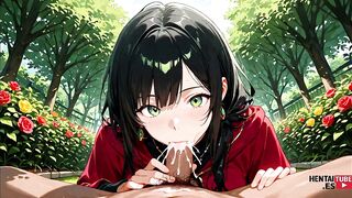 Japanese Asian Anime Gamer Susana Sex Goes Wild in the Garden - 11 image