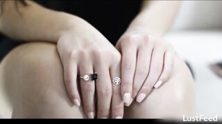 Gina Gerson and her petite friend team up to take on a massive uncut cock in hot threesome action - 1 image