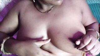 Desi hot sexy lady remove pink bra then press boobs and pussy fingering. - 5 image