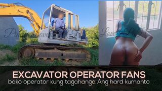 Excavator Operator Fan fuck me near the road, Bako operator tigang na tigang Kumantot - 1 image