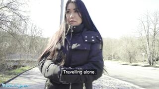 Public Agent Asian babe Alina Crystall Fucks Stranger for Cash - 2 image