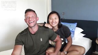 Ripped DILF Heath Hooks Up With A Thick Asian Teen For His First Porn! - 3 image