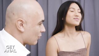 May Thai's tight ass drilled hard & deep by Christian Clay's big cock in hardcore anal action