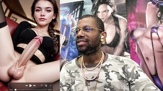 Petite Asian slut with a big breast gets her first cumshot on her face after being spitted on and fucked hard