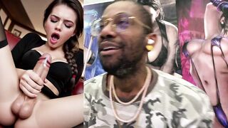 Petite Asian slut with a big breast gets her first cumshot on her face after being spitted on and fucked hard