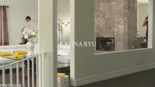 Kinky Asian Agent gets her pussy licked by her secretary and gets a creamy facial - 1 image