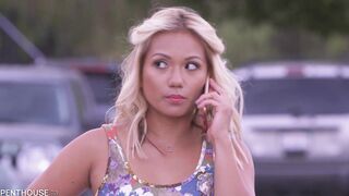 Kinky Asian Agent gets her pussy licked by her secretary and gets a creamy facial