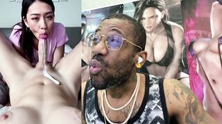 Petite Asian Teen Gives Herself a Hand and Cums Hard in Her First DP Experience