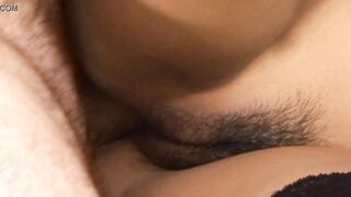 Hairy Asian chick takes a wild anal ride - 9 image