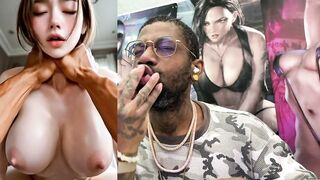 Beautiful Asian slut gets hardcore fucked in POV with long cock, tight pussy, and Ebony reverse cowgirl. Silksong is back!